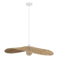 lampara colgante orane rafia beige d78cm