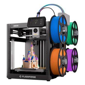 Impresora 3D Flashforge AD5X 220x220x220 mm 4 colores Wifi Ethernet USB Ventana visión