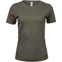 tee jays camiseta interlock para mujer