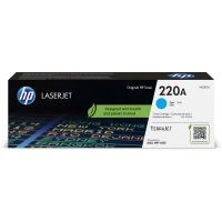 cartucho de toner original hp 220a cian