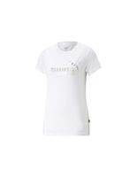 camiseta puma ess nova shine mujer blanco