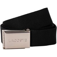 lacoste cinturon cinturon tejido con hebilla grabada para hombre