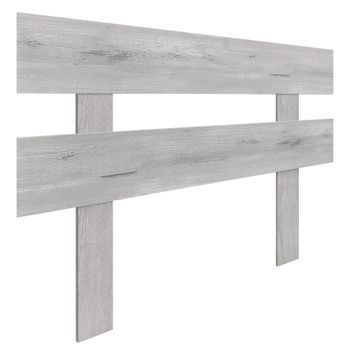 Dhome Cabecero Artico 105cm Horizontal Estilo Valla Con Patas Madera Reciclada Dm Herrajes Incluidos (105cm Horizontal Valla, Artico)