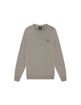 Sudadera Lyle&Scott V1-Crew Neck Beige Hombre