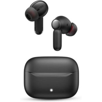 Auriculares SPC Ether 3 Pro inalámbricos Bluetooth con cancelación de ruido ENC y doble conexión, negros