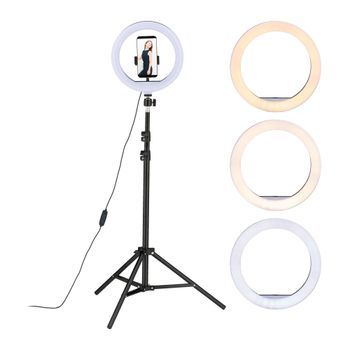 Anillo De Luz Led Con Soporte 50 Cm