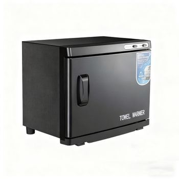 Calentador De Toallas Uv Nettlife De 23 Litros, Esterilizador De Toallas Profesional De Gran Capacidad Para Salones De Belleza, Spas, Hoteles Y Baños - Negro