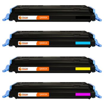 PcCom Essential HP 124A Tóner Compatible Negro/Cian/Magenta/Amarillo Pack 4