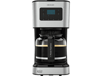 cafetera de goteo - cecotec coffee 66 smart 950 w 15 l hasta 12 tazas temporizador 24 h pantalla lcd plata