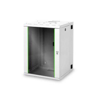 Armario Rack de Pared Digitus 16U 80 kg Gris