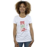 disney camiseta the aristocats love peace joy para mujer