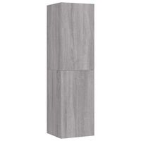 mueble tv de pared  mueble de salon  armario tv gris sonoma 305x30x110 cm
