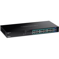 trendnet tpe-tg262 switch 24 puertos gigabit poe 2 sfp