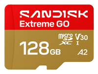 sandisk extreme go microsd uhs-i 128gb microsd 240mbsr  120mbsw