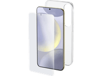 funda  protector pantalla - cellularline kit case glass samsung galaxy s25 transparente