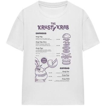 Spongebob Squarepants Tops y Camisetas Krusty Krab Menu para mujer