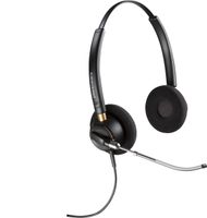 poly auriculares binaurales encorepro 520v con tubo de voz y desconexion rapida