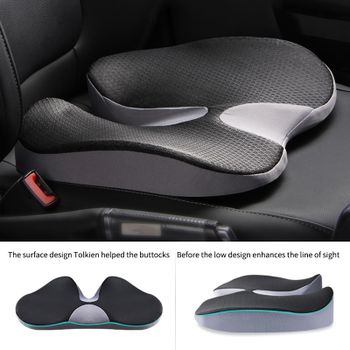 Cojín ortopédico antideslizante de espuma viscoelástica para próstata, silla cómoda para aliviar el dolor, asiento de coche