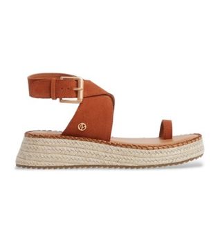 Pepe Jeans para mujer. PLS90688 Sandalias De Piel Kate Soft marrón (41), 3 a 5cm, Hebilla, Casual