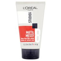 loreal paris studio line matt  messy fibre paste