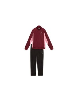 Chándal Puma Poly Suit Straight L Granate Mujer