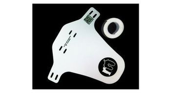 Guardabarros de bmx mucky nutz blanco