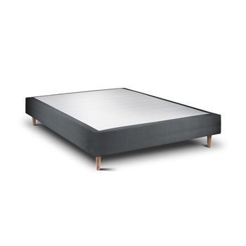 Base De Cama Rígida 20 Milano  Anthacite Cónica 190 X 140 Cm