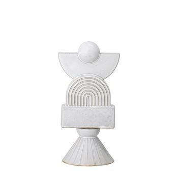 Objeto decorativo en arenisca blanca h27