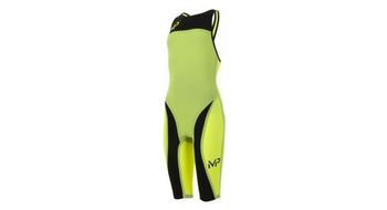 Banador michael phelps x presso amarillo fluo   negro mujer