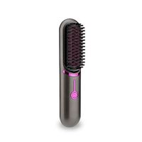 cepillo peine alisador de pelo 608 con 3 niveles de calor entre 160c y 200c 42x4x198 cm color negro