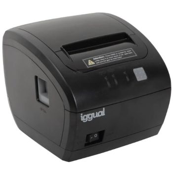 iggual TP7001 Impresora Térmica de Tickets USB+RS232+RJ45 Negra