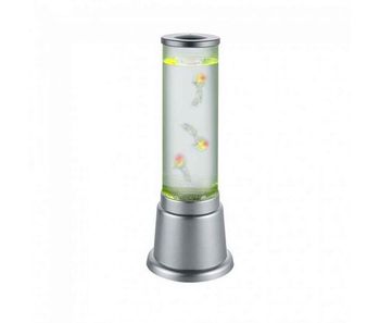 Lampara sobremesa acrilico color plata serie jelly 12.5cm