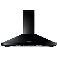 rangemaster leihdc100bc chimney cooker hood - black black