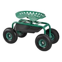 protec asiento movil para trabajar en jardin scooter verde carrito con ruedas para jardin roll