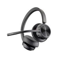 auriculares poly inalambrico voyager 4320 stereo usb-a bt700  adaptador bt700a soporte de carga