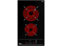 placa modular - teka tbc 32010 ttc vitroceramica 2 zonas zona grande 18 cm 30 negro