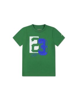 Camiseta Jordan Jdb Jm 23 Mesh Ss Infantil Verde