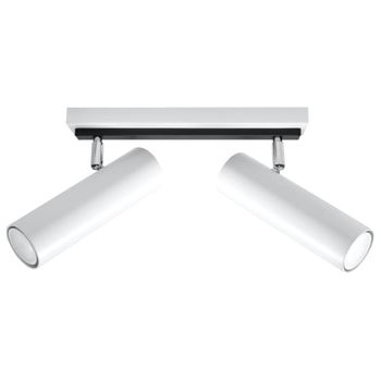 Lámpara de techo blanco acero alt. 20 cm