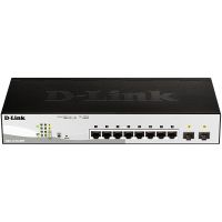 d-link dgs-1210-08p switch 8 puertos gigabit poe  2 puertos sfp