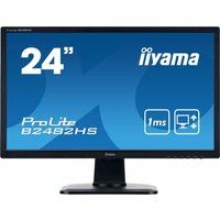 iiyama prolite b2482hs-b1 full hd 24 lcd monitor - black black
