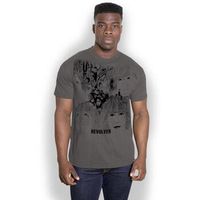 the beatles camiseta manga larga revolver para mujer