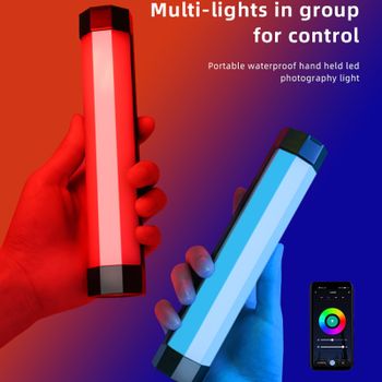 LUXCEO P200 foto Led luz de vídeo lámpara de tubo rgb iluminación de fotografía CRI 95+ IP67 4.000mAh portátil con trípode