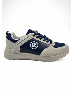 de TIMBOS ZAPATILLA DEPORTIVA DE HOMBRE GRIS 131004 AZUL