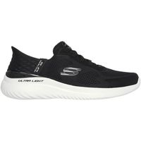 skechers zapatos slip-ins bounder 20 emerged 232459-bkw blackwhite para hombre
