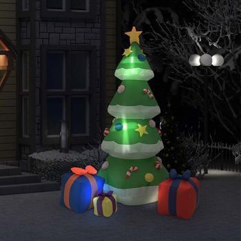 Árbol De Navidad | Decoraciones De Navidad De Inflables Led Interior Y Exterior 240 Cm Cfw412077
