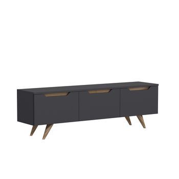 Mueble Tv Prag Antracita Roble