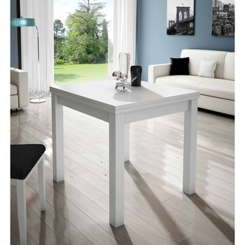 Mesa Libro Blanca Extensible