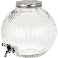 jarra de vidrio transparente 55l