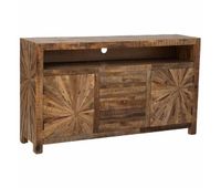 aparador de madera natural 165x41x94