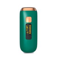 t4 depiladora ipl de luz pulsada 5 grados de intensidadluz continua alta intensidad 999999 pulsos 7x5x17 cm color verde oscuro